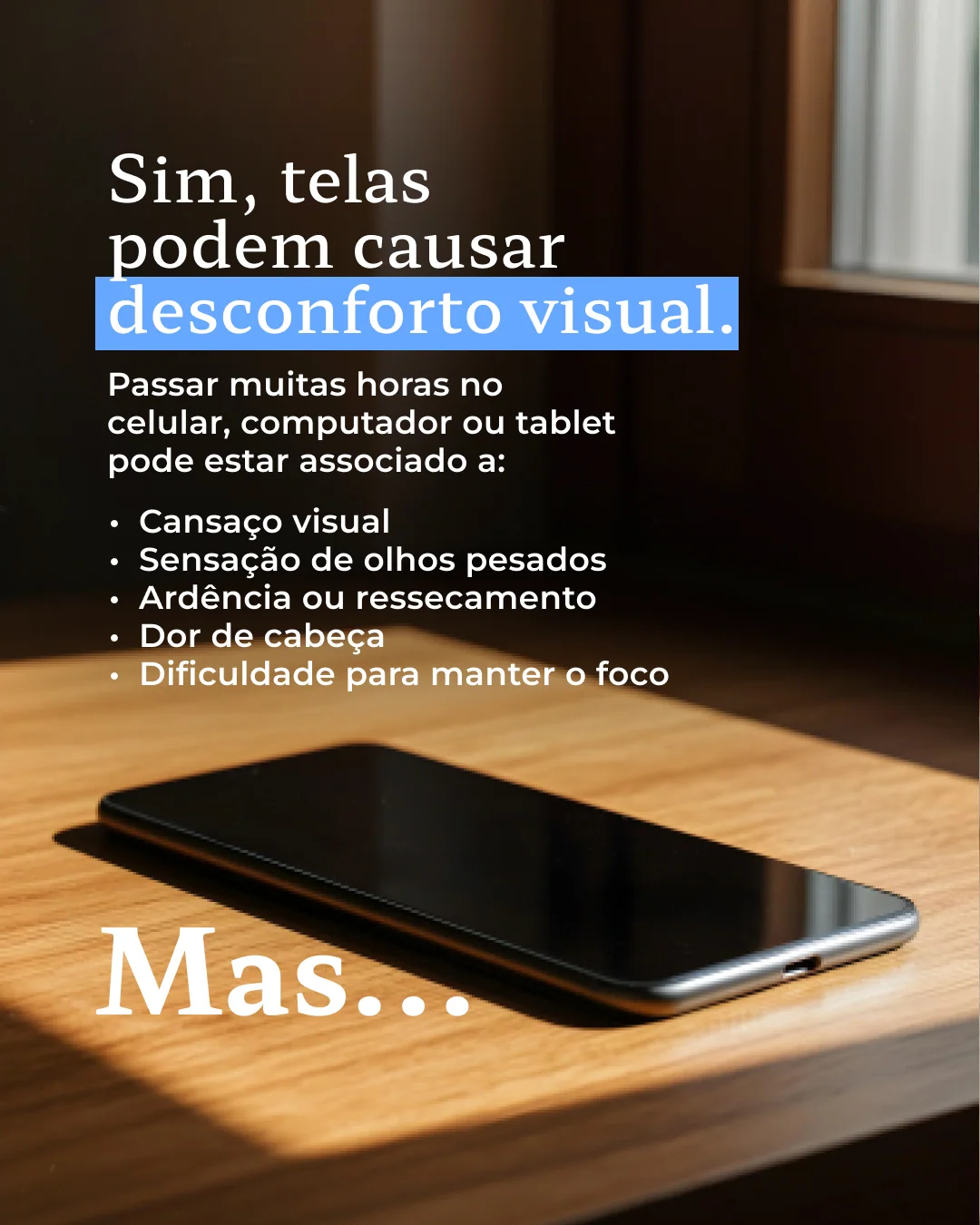 Saúde ocular e uso de lentes — lâmina 2 de 8